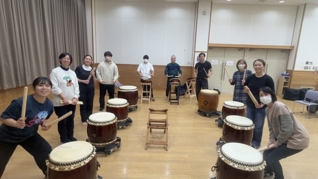 1月5日新年初叩き練習風景